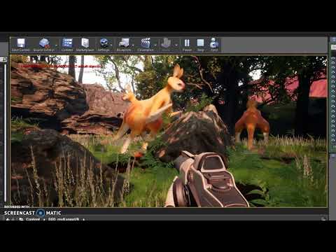 Australian Megafauna VR - Procoptodon Animation Test - Unreal Engine UE4