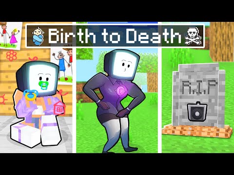 Aphmau BIRTH to DEATH of TV WOMAN in Minecraft! - Parody Story(Ein,Aaron, KC)