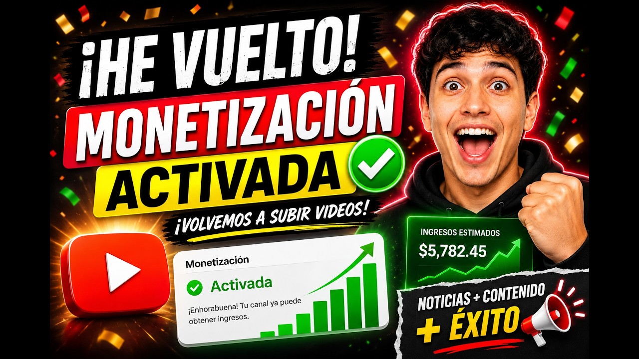 🟢💥 ¡REGRESO OFICIAL! Monetización ACTIVADA y NUEVA ETAPA 🚀2026 ✅️