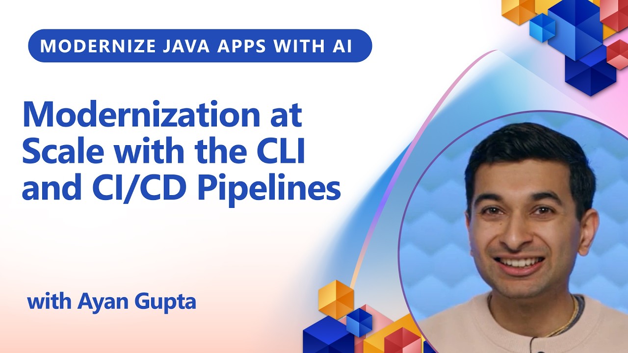 Modernization at Scale with the CLI and CI/CD Pipelines - Tech Hub