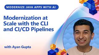 Modernization at Scale with the CLI and CI/CD Pipelines