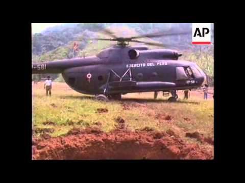 PERU: COMMANDOS ON DUTY IN BORDER AREA
