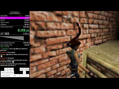 Tomb Raider II Glitchless Secrets Speedrun RTA 2:23:21