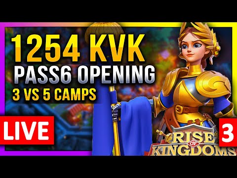 1254 KVK: Pass6 Opening 🔥 LIVE! 🔴 #C11503, #1254, #1306, #1834, #1664 and more