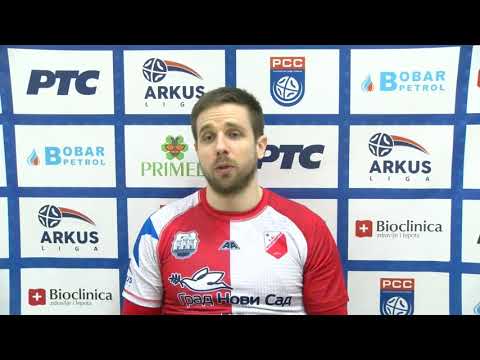 Najava 6. kola Playoff-a i 10. kola Playouta ARKUS lige / Milan Mirković - RK Vojvodina