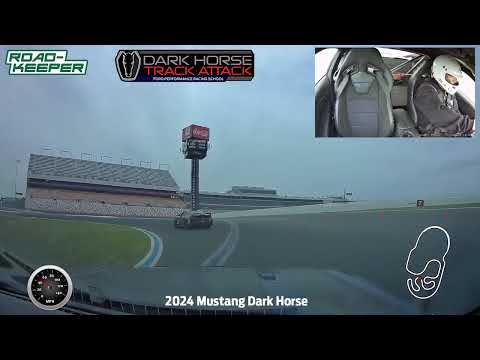 Dark Horse Mustang Charlotte Motor Speedway Ford Performance Racing School - Road-Keeper Video