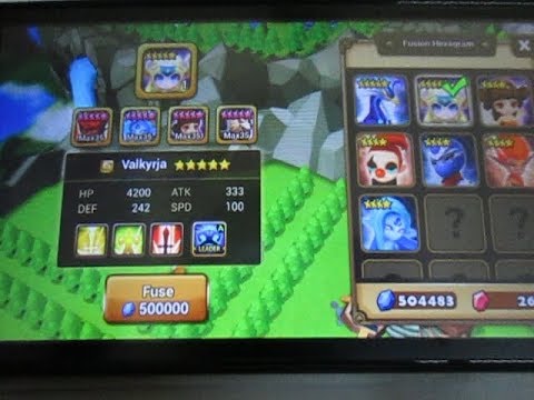 Summoners war: Summon Valkyrja From Fusion Hexagram