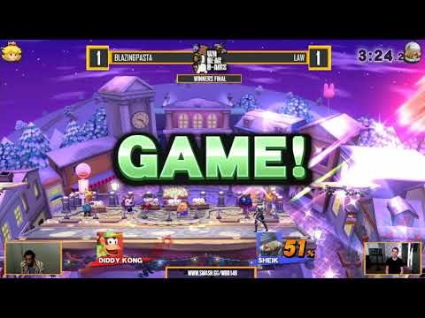 Ultra WBB #148 | BlazingPasta vs Law - Winners Final - Super Smash Bros. for Wii U