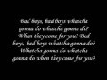 Bob Marley - Bad Boys clip lyrics 