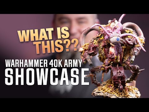 Disgustingly and lovingly converted Demon army.  A 40k army showcase of true artistry and expression
