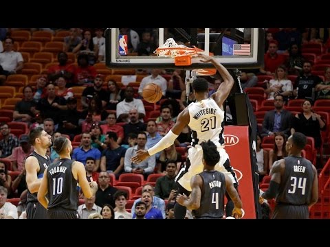 Hassan Whiteside vs Magic (20/12/2016) - 32 Pts, 15 Rebs, 5 Blocks, 14-22 FGM!