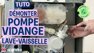 Comment réaliser le démontage de la pompe d\'un lave-vaisselle ?