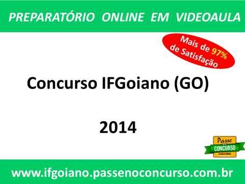 Concurso IFGoiano, IFGoiano GO - Administrador
