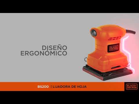 Lijadora Orbital  1/4 Hoja 200W Black Decker BS200