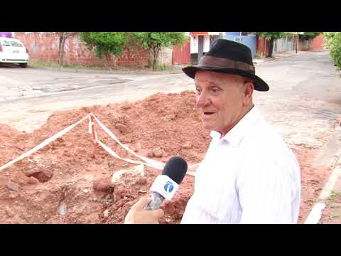 Cratera no bairro Santa Maria tira sono dos moradores