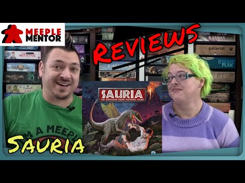 Meeple Mentor Reviews Sauria: The Dinosaur Park Survival Game