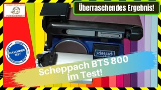 Scheppach Bandschleifer BTS 800 im Test!
