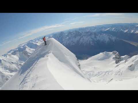 SKIING NEW ZEALAND'S HIGHEST PEAK - AORAKI MOUNT COOK EAST FACE