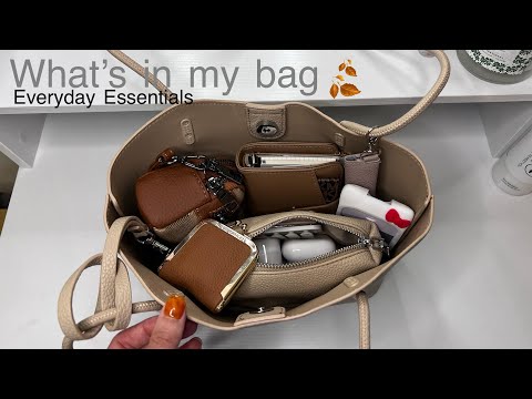 What's in my Bag? Simple for Fall season. Everyday essentials