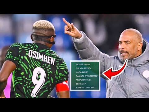 Full list of 5 senior super eagles players Eric chelle drop from National team after Afcon disaster