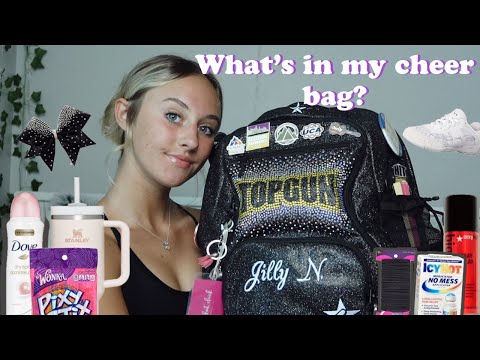 What’s in my cheer bag? | 2024 Cheer Backpack Tour!