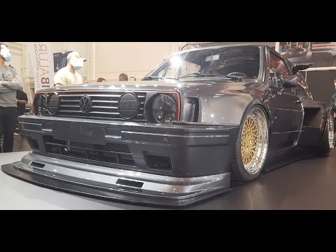 VW GOLF II VR6 wide body kit ESSEN MOTOR SHOW 2021