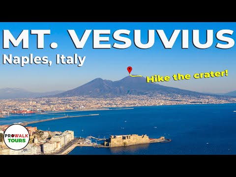 Mt. Vesuvius Hike Naples, Italy - 4K 60fps with Captions