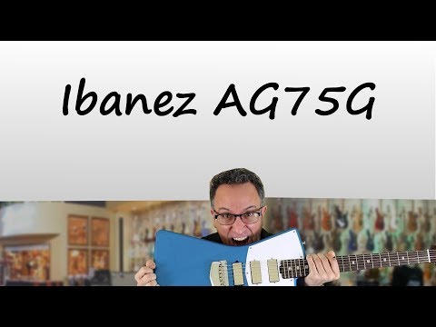 Ibanez AG75G Mint Green Demo