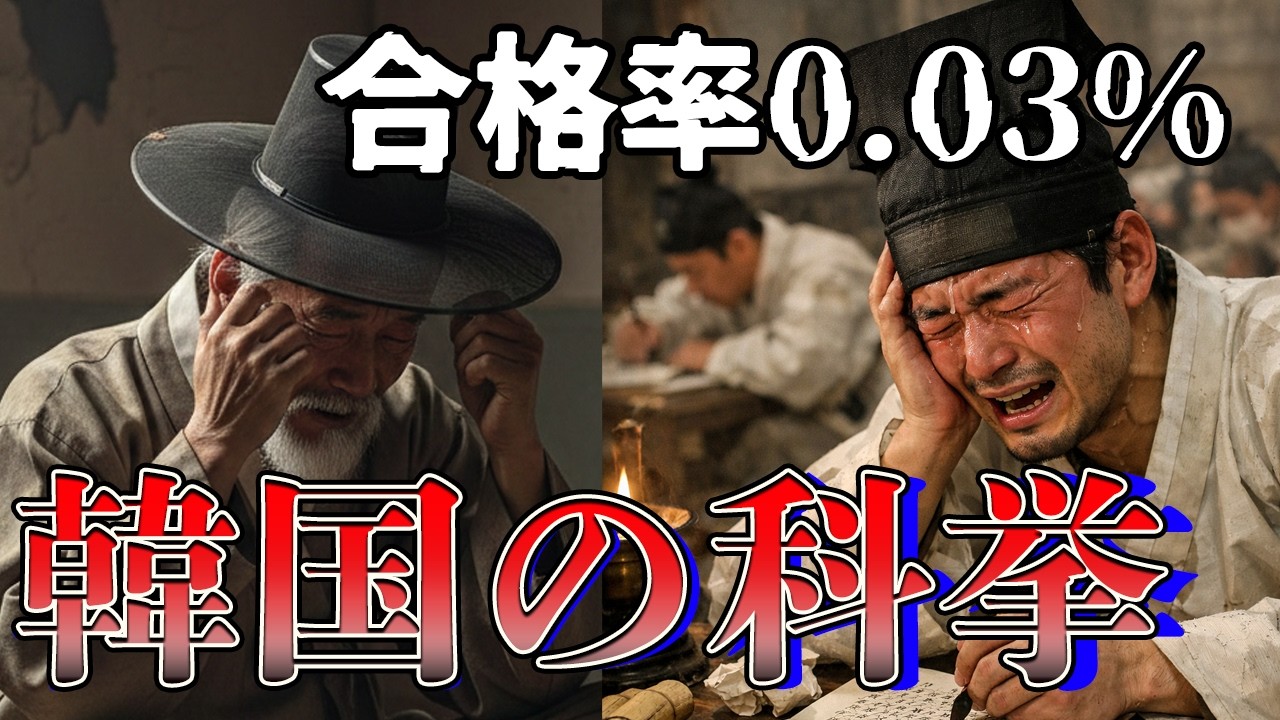 合格率0.03%！?李氏朝鮮時代の厳しすぎる科挙受験【ゆっくり解説】