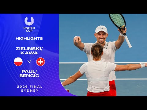 Zielinski/Kawa v Paul/Bencic Highlights | United Cup 2026 Final