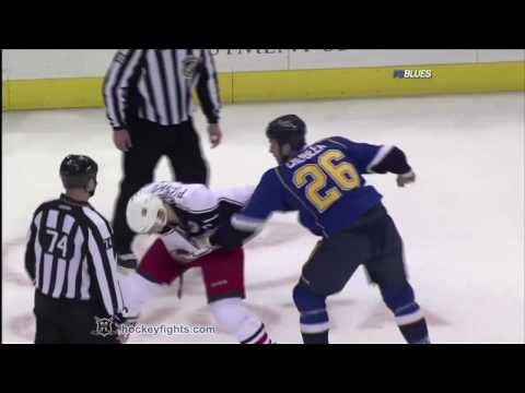 Alexandre Picard vs B.J. Crombeen Jan 12, 2010