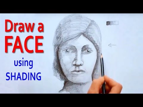 Draw a Face using Light and Shade