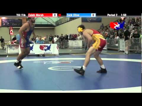 University Nat`ls FS  79 KG / 174 lbs: Caleb Marsh vs. Zack Cline