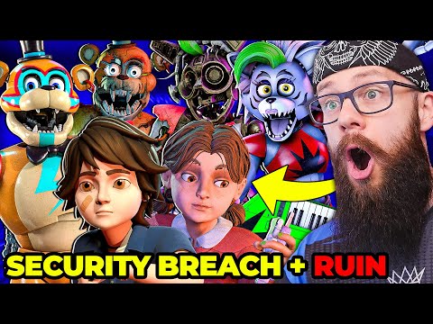 🔥 ZROBIŁEM TO! Ukończyłem *FNAF: SECURITY BREACH + RUIN* ( Cała Gra! )