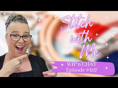 DDs Stitch with Me Episode #107 - Ice Coffee Cafe #crossstitch