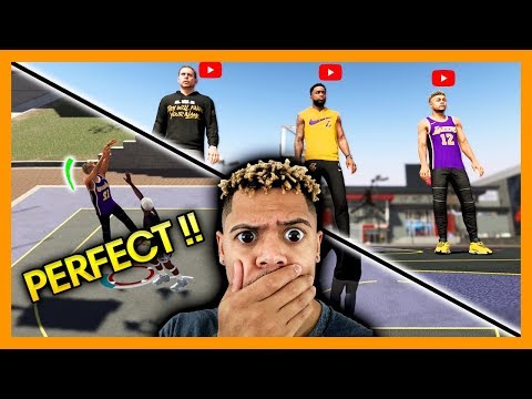 NBA 2K19 PARK FT. CASHNASTY AND TROYDAN!! YOUTUBERS TAKEOVER!!