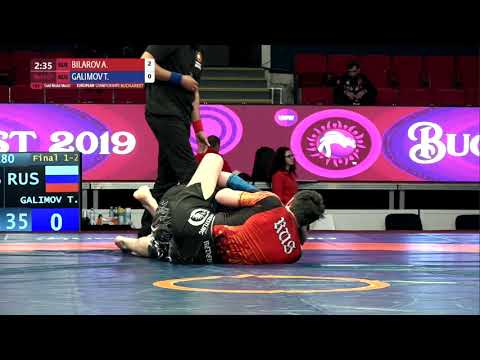 GOLD Men's GP No-Gi - 100 kg: A. BILAROV (RUS) v. T. GALIMOV (RUS)