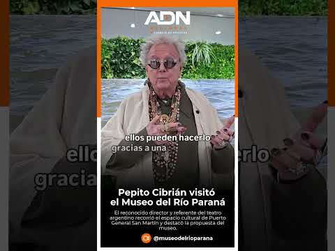 🎭 Pepito Cibrián pasó por Puerto General San Martín y visitó el Museo del Río Paraná.