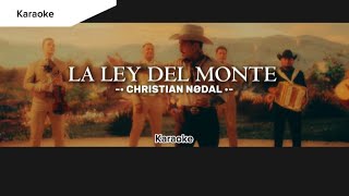 Download lagu La Ley del Monte - Christian Nodal (Karaoke) ESTRENO 2023 ☆ mp3