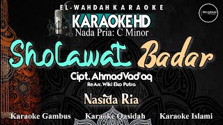 Download lagu SHOLAWAT BADAR (Nasida Ria) Karaoke Nada Pria (Cm) | Video   Lirik | Audio HD mp3