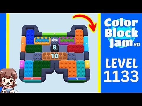 Color Block Jam Level 1133 Solution Walkthrough