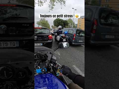 Toujours ce petit stress ! 😳 #moto #motard #motovlog #motards #police