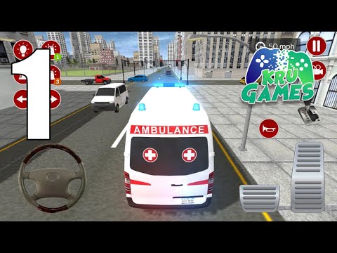 American Ambulance Emergency Simulator 2020 Gameplay Walkthrough #1 (Android, IOS)