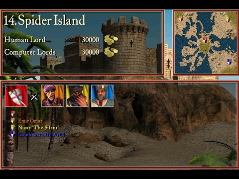 Stronghold Crusader Extreme Mission 14 "Spider Island"