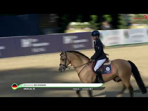 BCH 2020: Finalqualifikation sechsjährige Springponys - Johanna Beckmann und Mescal