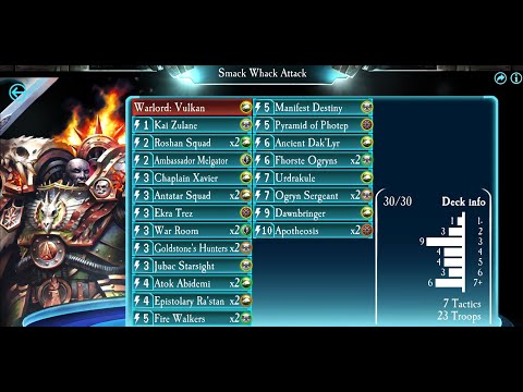 Th-MEME DECK 28: Smack Whack Attack (Vulkan) - Horus Heresy Legions