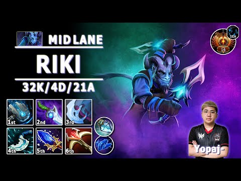 Riki Mid Lane | 7.32e | Yopaj- Pos 2 Riki Play | Dota 2 Immortal Gameplay