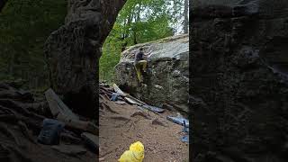 Video thumbnail de Problem S (Boulder 7 - La Plana), 6b. Val Daone