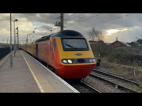 Colas / Networkrail HST test train & DRS 68007 hauls containers (15th & 19th of December 2023)