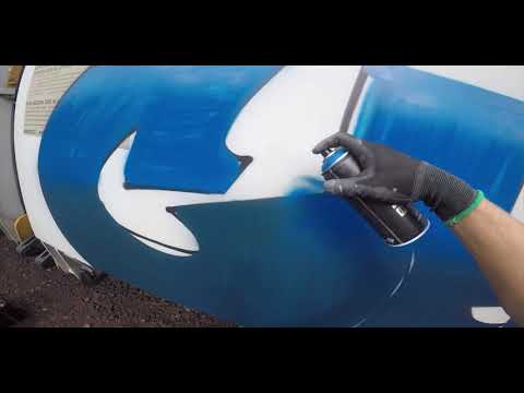 RAW Freight Graffiti - Chuk Full Colour Graffiti Piece